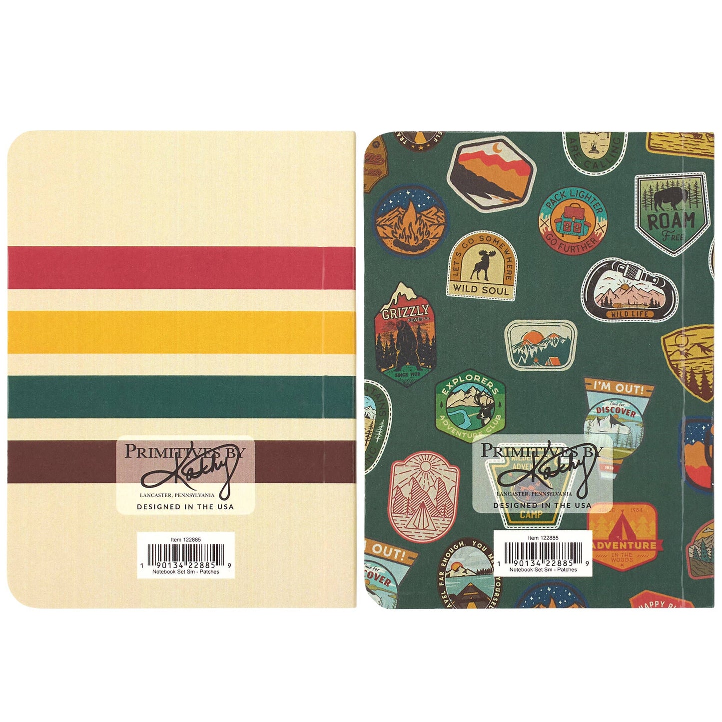 Camping Patches Notebook Set Sm