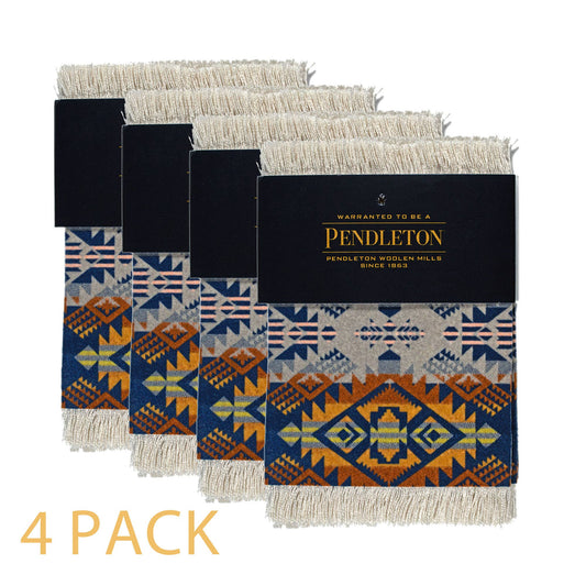 4 Pc CoasterRug Set Pendleton Journey West LU