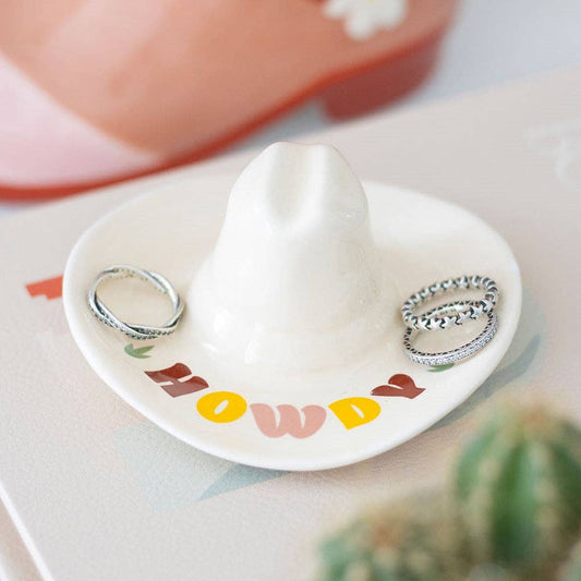 Howdy Cowboy Hat Trinket Dish-LU
