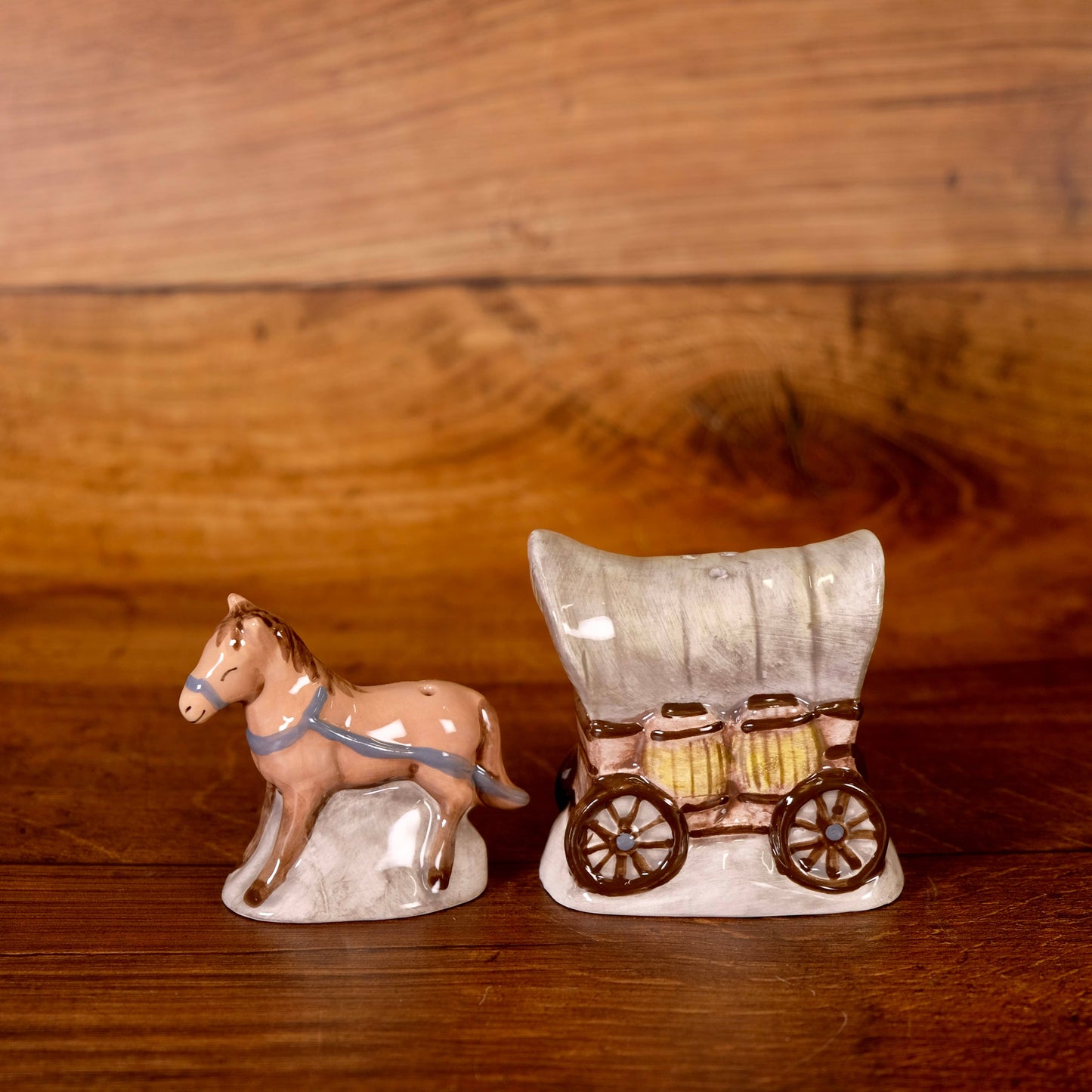 WESTERN HORSE AND WAGON S&P SET
