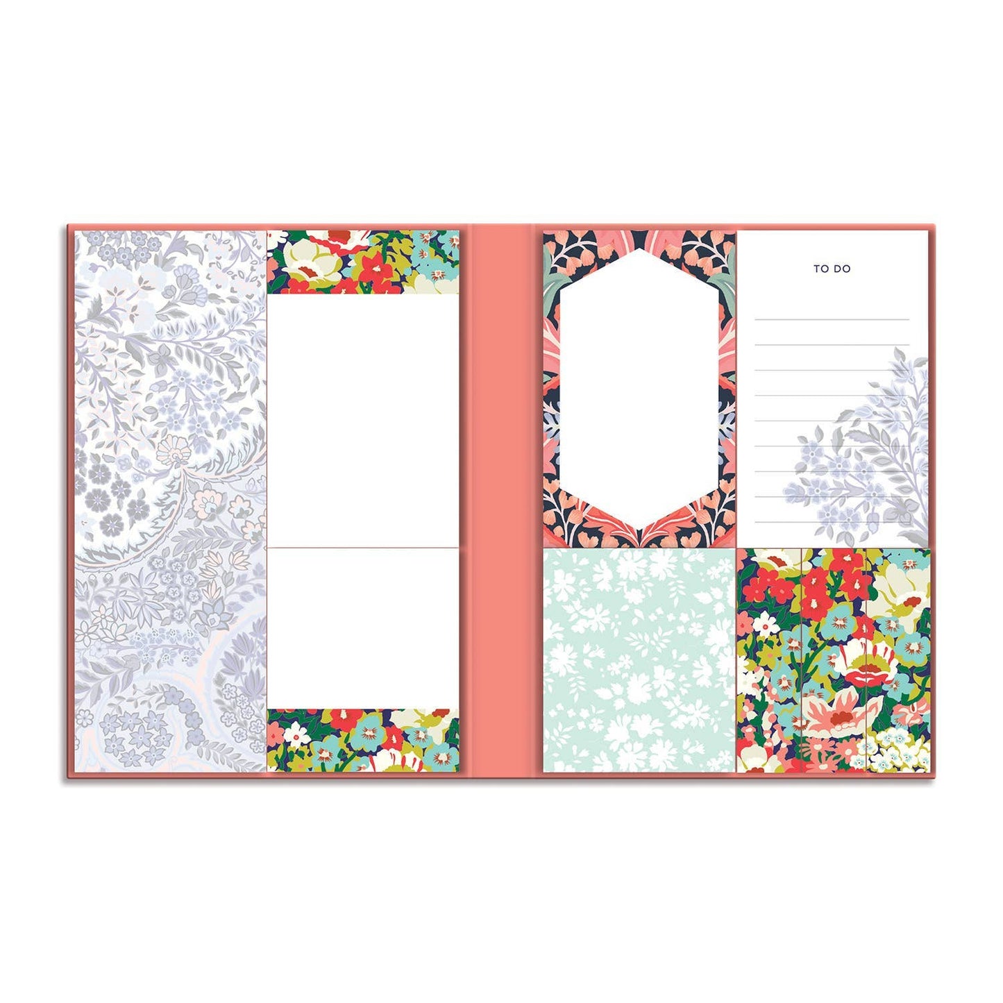 Liberty Floral Sticky Notes Hard Cover Book LU