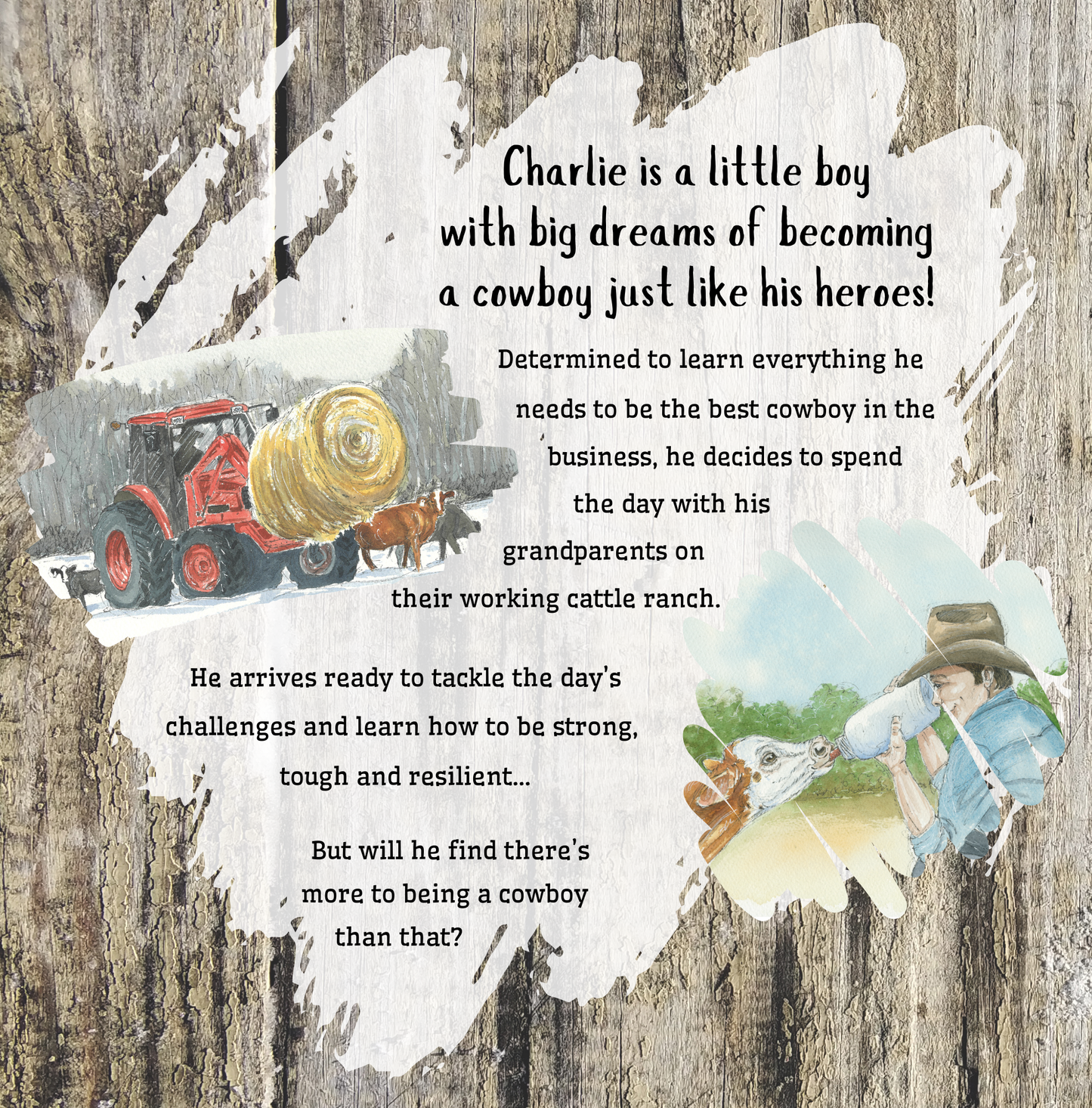 Hardcover: Charlie Learns to Be a Cowboy 