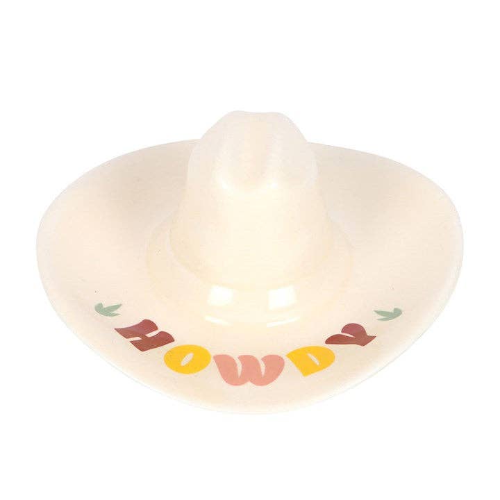 Howdy Cowboy Hat Trinket Dish-LU