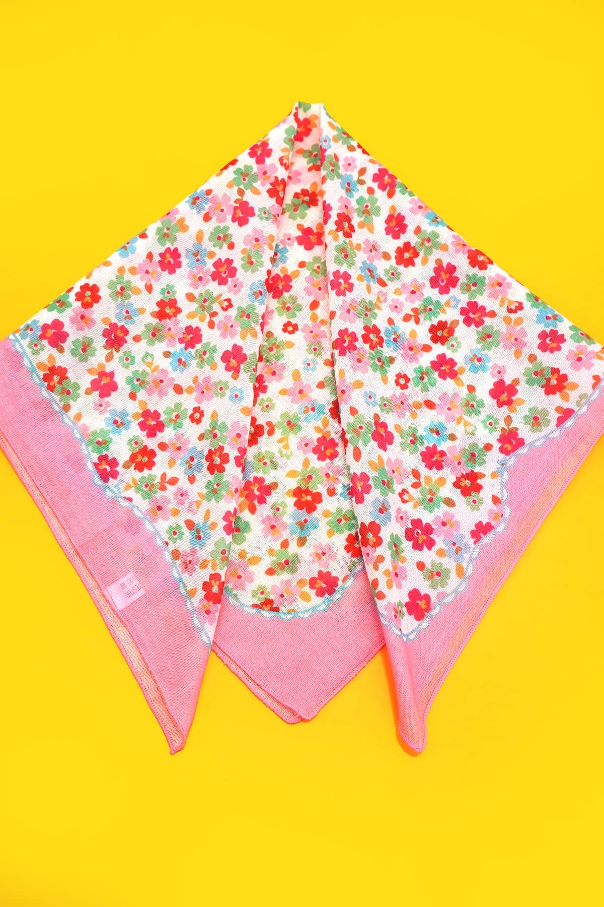 DITSY PRINT SILKY FEELING BANDANA SCARF LU
