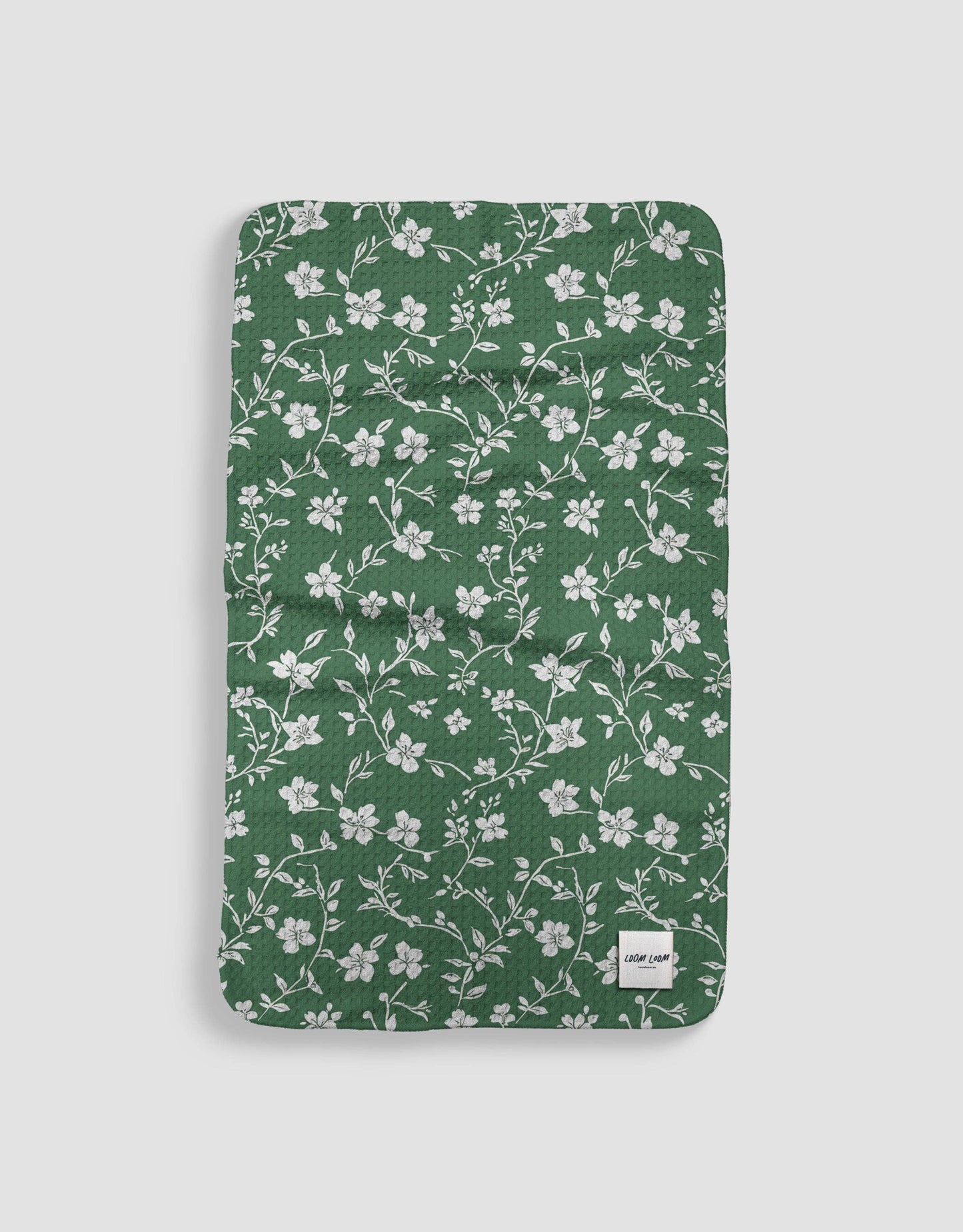 Loom Loom Kitchen Tea Towel- Green Vines LU