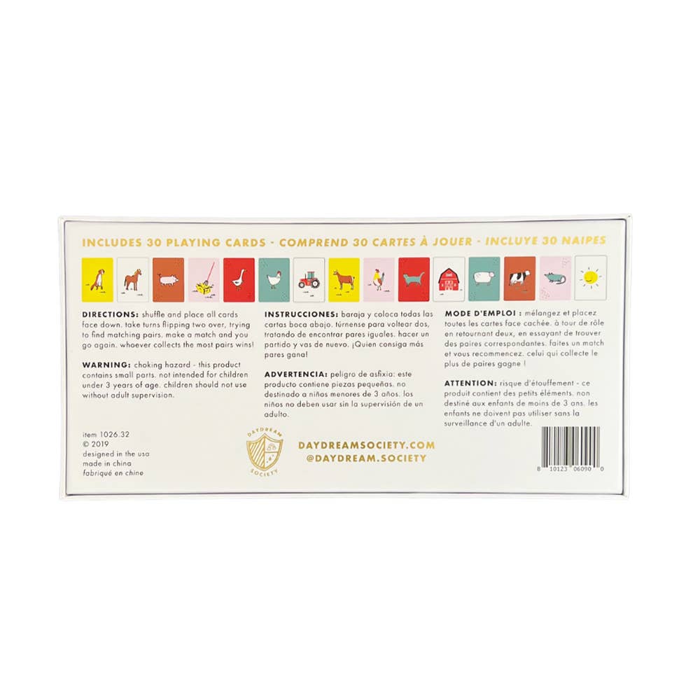 On the Farm Memory Match Game - 1 pk.