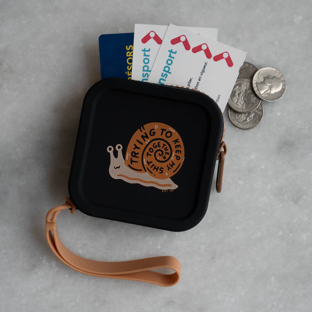 Trying - Zipper Silicone Coin Pouch HP