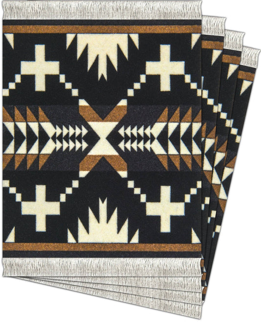 4 Pc CoasterRug Set Pendleton Spider Rock LU