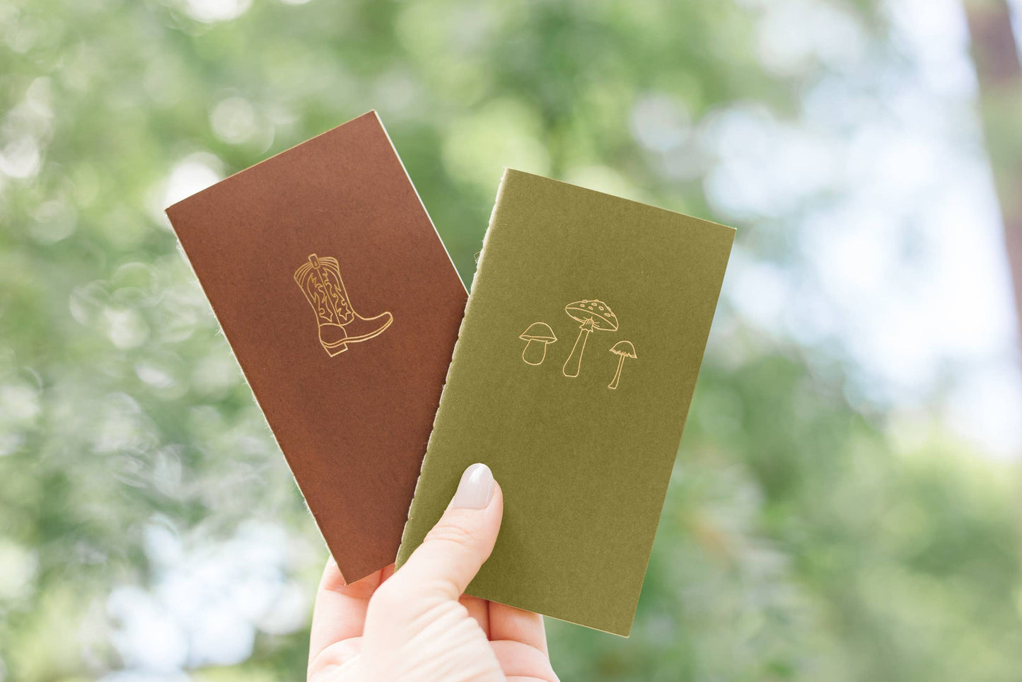 Cowboy Boot Mini Saddle Stitch Notebook