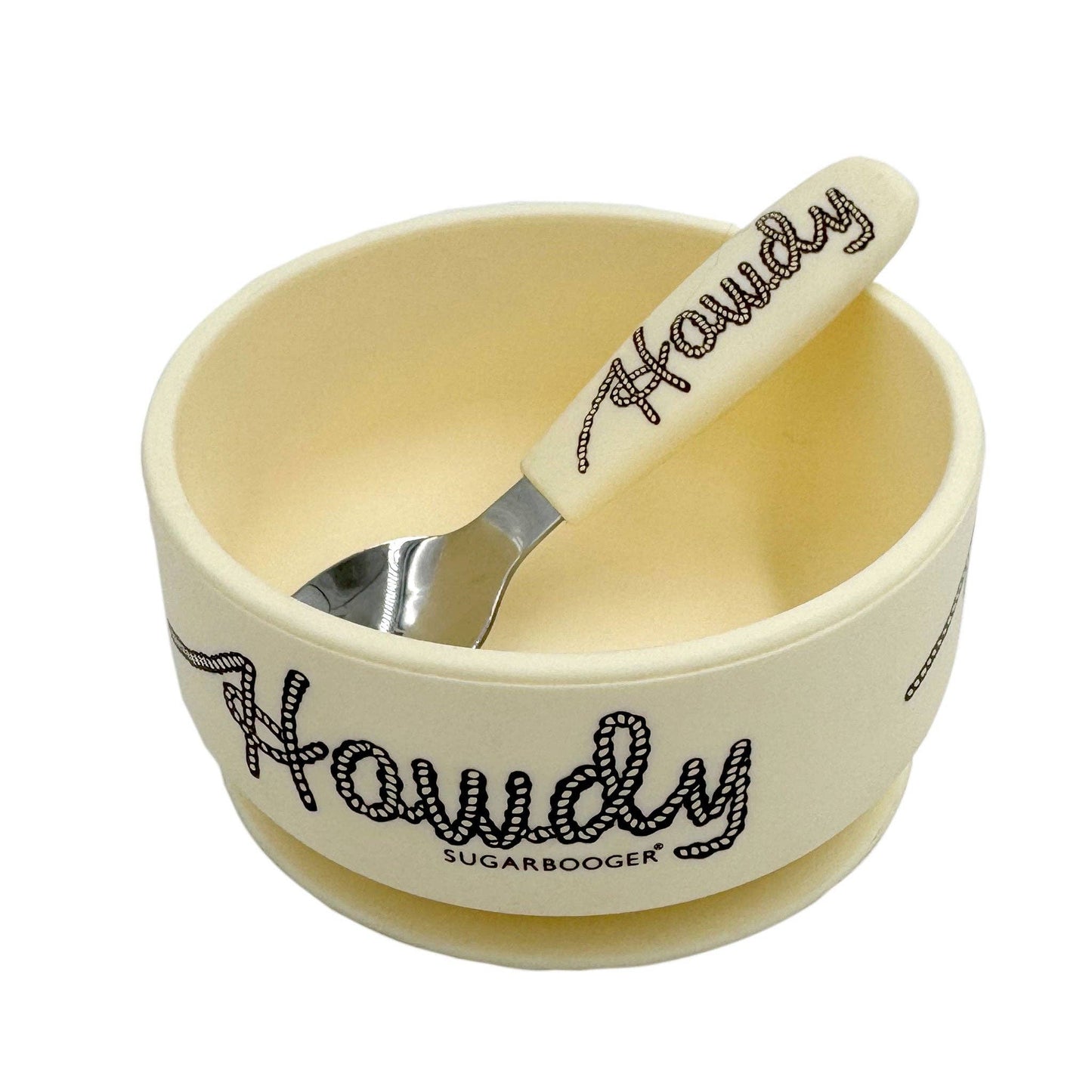Fresh & Messy Silicone Suction Bowl & Spoon Set | Howdy-LU