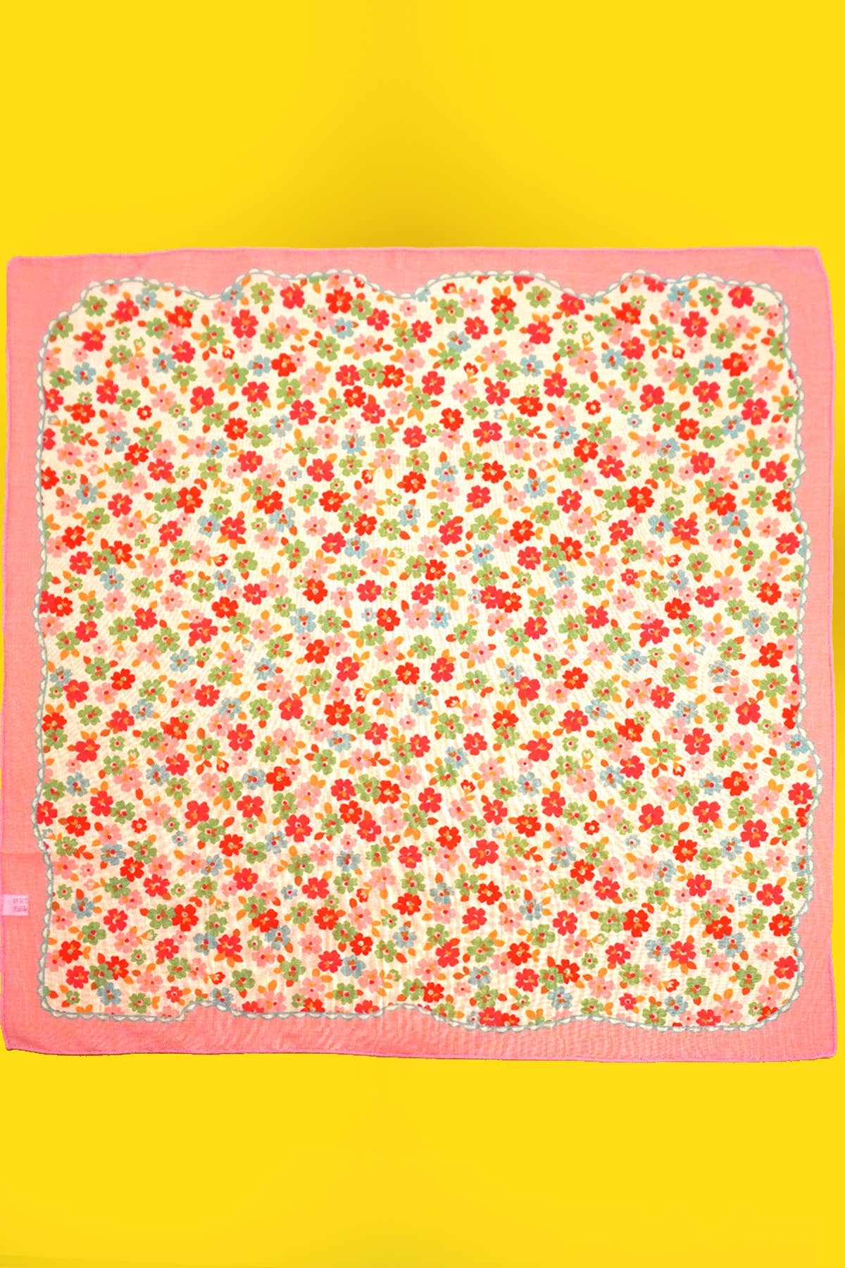 DITSY PRINT SILKY FEELING BANDANA SCARF LU