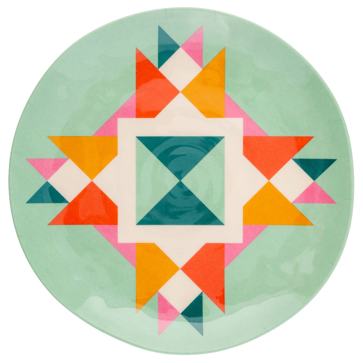Quilt Books Melamine Salad Plates-Set of 4