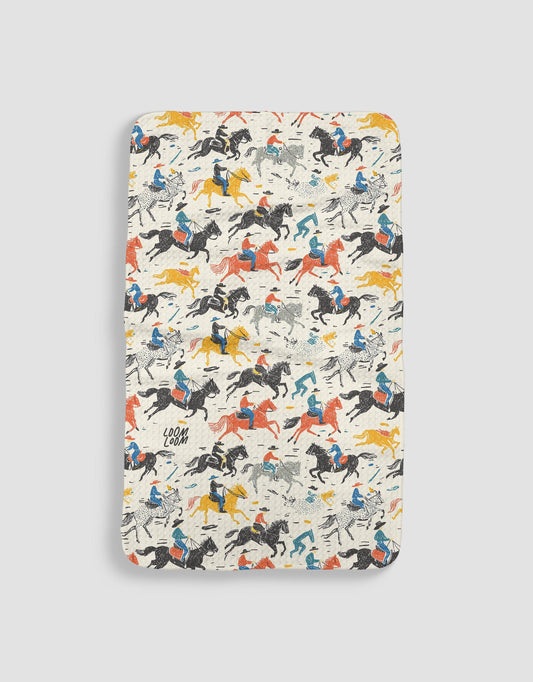 Colorful Cowboys Kitchen Towel LU