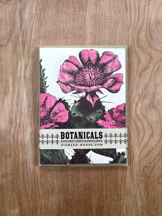 Prickly Pear Cactus Greeting Cards-8 Cards LU