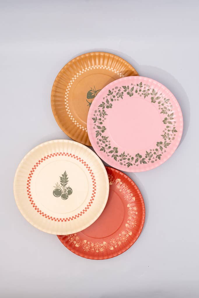 Dessert Garden Plates