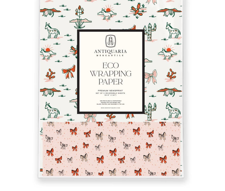 Holiday Desert Eco Gift Wrap