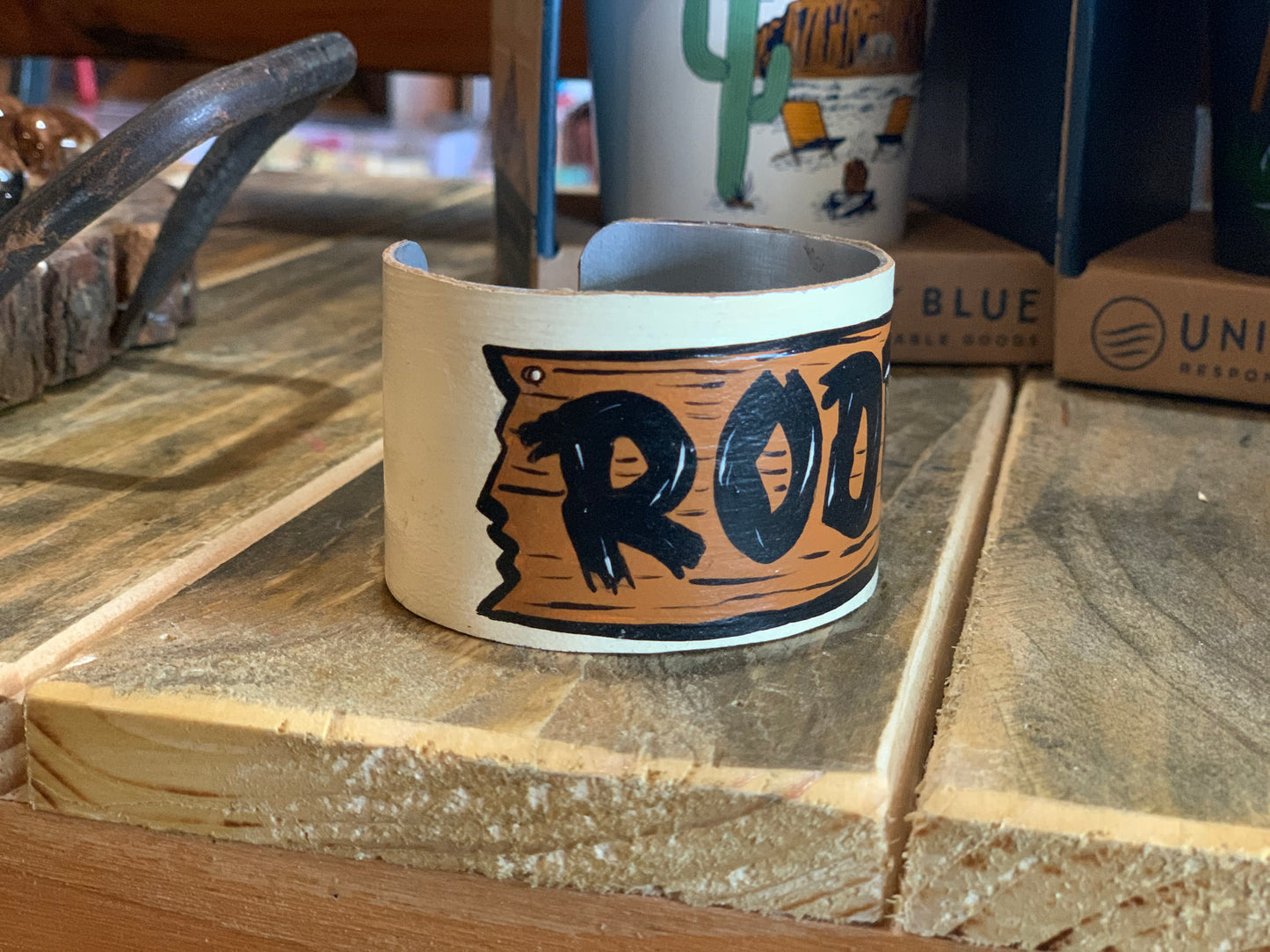 Rodeo - Hand Painted Cuff