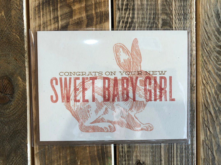 Sweet Baby Girl Card