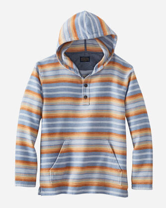 Double Stripe Flannel Pullover