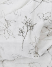 Pencil floral Organic Swaddle