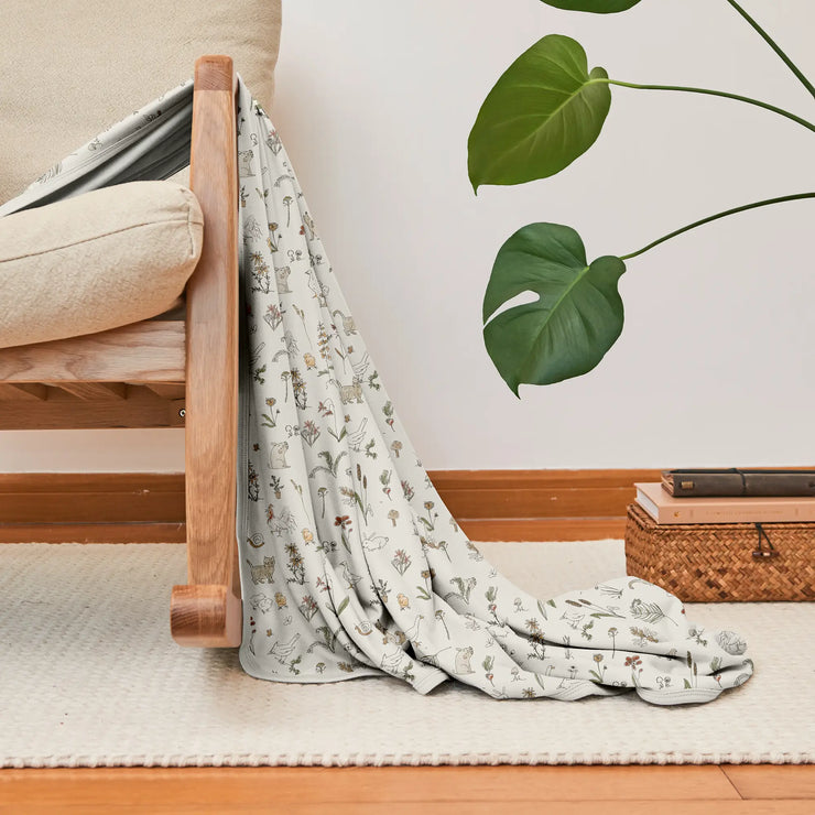 Viscose Organic Cotton Cozy Blanket in Homestead