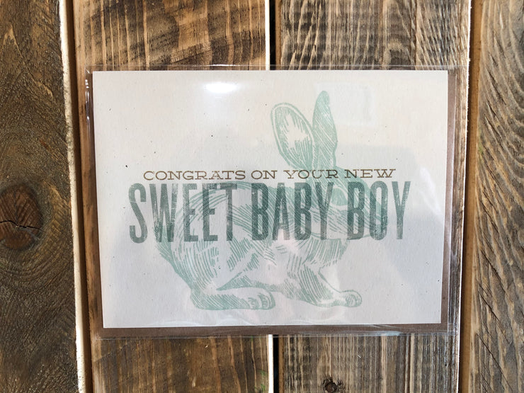 Sweet Baby Boy Card